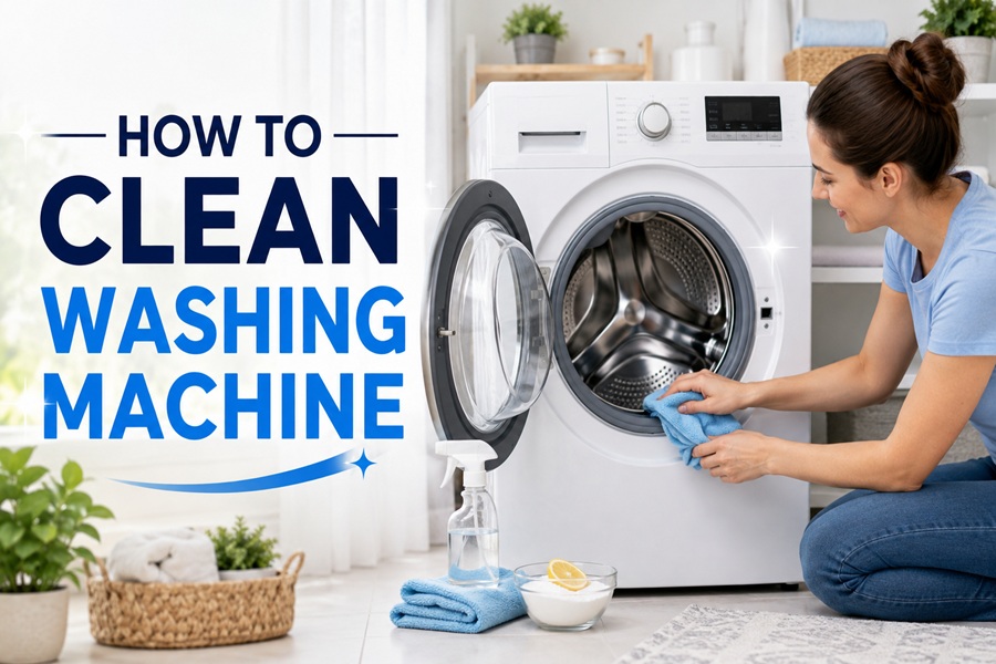 how to clean washing machine